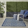 image:imageNourison Home Aloha Multicolor 3 x 5 Area Rug  Easy Clean Non Shedding Bed Room Living Room Dining Room Kitchen 3 x 5GreyBlue