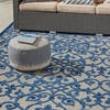 image:imageNourison Home Aloha Multicolor 3 x 5 Area Rug  Easy Clean Non Shedding Bed Room Living Room Dining Room Kitchen 3 x 5GreyBlue