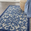 image:imageNourison Home Aloha Multicolor 3 x 5 Area Rug  Easy Clean Non Shedding Bed Room Living Room Dining Room Kitchen 3 x 5GreyBlue