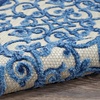 image:imageNourison Home Aloha Multicolor 3 x 5 Area Rug  Easy Clean Non Shedding Bed Room Living Room Dining Room Kitchen 3 x 5GreyBlue