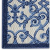 image:imageNourison Home Aloha Multicolor 3 x 5 Area Rug  Easy Clean Non Shedding Bed Room Living Room Dining Room Kitchen 3 x 5GreyBlue