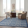 image:imageNourison Home Aloha Multicolor 3 x 5 Area Rug  Easy Clean Non Shedding Bed Room Living Room Dining Room Kitchen 3 x 5GreyBlue