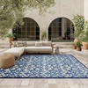 image:imageNourison Home Aloha Multicolor 3 x 5 Area Rug  Easy Clean Non Shedding Bed Room Living Room Dining Room Kitchen 3 x 5GreyBlue