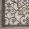 image:imageNourison Home Aloha Multicolor 3 x 5 Area Rug  Easy Clean Non Shedding Bed Room Living Room Dining Room Kitchen 3 x 5GreyCharcoal