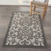image:imageNourison Home Aloha Multicolor 3 x 5 Area Rug  Easy Clean Non Shedding Bed Room Living Room Dining Room Kitchen 3 x 5GreyCharcoal