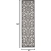 image:imageNourison Home Aloha Multicolor 3 x 5 Area Rug  Easy Clean Non Shedding Bed Room Living Room Dining Room Kitchen 3 x 5GreyCharcoal