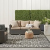 image:imageNourison Home Aloha Multicolor 3 x 5 Area Rug  Easy Clean Non Shedding Bed Room Living Room Dining Room Kitchen 3 x 5GreyCharcoal