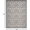 image:imageNourison Home Aloha Multicolor 3 x 5 Area Rug  Easy Clean Non Shedding Bed Room Living Room Dining Room Kitchen 3 x 5GreyCharcoal