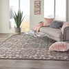 image:imageNourison Home Aloha Multicolor 3 x 5 Area Rug  Easy Clean Non Shedding Bed Room Living Room Dining Room Kitchen 3 x 5GreyCharcoal