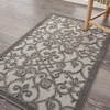 image:imageNourison Home Aloha Multicolor 3 x 5 Area Rug  Easy Clean Non Shedding Bed Room Living Room Dining Room Kitchen 3 x 5GreyCharcoal
