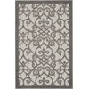 image:imageNourison Home Aloha Multicolor 3 x 5 Area Rug  Easy Clean Non Shedding Bed Room Living Room Dining Room Kitchen 3 x 5GreyCharcoal