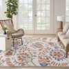 image:imageNourison Home Aloha Multicolor 3 x 5 Area Rug  Easy Clean Non Shedding Bed Room Living Room Dining Room Kitchen 3 x 5Ivory Blue