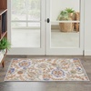 image:imageNourison Home Aloha Multicolor 3 x 5 Area Rug  Easy Clean Non Shedding Bed Room Living Room Dining Room Kitchen 3 x 5Ivory Blue