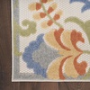 image:imageNourison Home Aloha Multicolor 3 x 5 Area Rug  Easy Clean Non Shedding Bed Room Living Room Dining Room Kitchen 3 x 5Ivory Blue