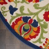image:imageNourison Home Aloha Multicolor 3 x 5 Area Rug  Easy Clean Non Shedding Bed Room Living Room Dining Room Kitchen 3 x 5Multi Color