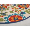 image:imageNourison Home Aloha Multicolor 3 x 5 Area Rug  Easy Clean Non Shedding Bed Room Living Room Dining Room Kitchen 3 x 5Multi Color