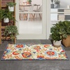 image:imageNourison Home Aloha Multicolor 3 x 5 Area Rug  Easy Clean Non Shedding Bed Room Living Room Dining Room Kitchen 3 x 5Multi Color
