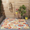image:imageNourison Home Aloha Multicolor 3 x 5 Area Rug  Easy Clean Non Shedding Bed Room Living Room Dining Room Kitchen 3 x 5Multi Color