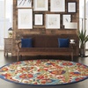 image:imageNourison Home Aloha Multicolor 3 x 5 Area Rug  Easy Clean Non Shedding Bed Room Living Room Dining Room Kitchen 3 x 5Multi Color
