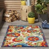 image:imageNourison Home Aloha Multicolor 3 x 5 Area Rug  Easy Clean Non Shedding Bed Room Living Room Dining Room Kitchen 3 x 5Multi Color