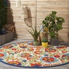 image:imageNourison Home Aloha Multicolor 3 x 5 Area Rug  Easy Clean Non Shedding Bed Room Living Room Dining Room Kitchen 3 x 5Multi Color