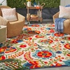 image:imageNourison Home Aloha Multicolor 3 x 5 Area Rug  Easy Clean Non Shedding Bed Room Living Room Dining Room Kitchen 3 x 5Multi Color