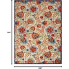 image:imageNourison Home Aloha Multicolor 3 x 5 Area Rug  Easy Clean Non Shedding Bed Room Living Room Dining Room Kitchen 3 x 5Multi Color