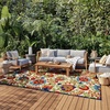 image:imageNourison Home Aloha Multicolor 3 x 5 Area Rug  Easy Clean Non Shedding Bed Room Living Room Dining Room Kitchen 3 x 5Multi Color
