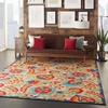 image:imageNourison Home Aloha Multicolor 3 x 5 Area Rug  Easy Clean Non Shedding Bed Room Living Room Dining Room Kitchen 3 x 5Multi Color