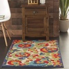 image:imageNourison Home Aloha Multicolor 3 x 5 Area Rug  Easy Clean Non Shedding Bed Room Living Room Dining Room Kitchen 3 x 5Multi Color