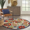 image:imageNourison Home Aloha Multicolor 3 x 5 Area Rug  Easy Clean Non Shedding Bed Room Living Room Dining Room Kitchen 3 x 5Multi Color