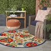 image:imageNourison Home Aloha Multicolor 3 x 5 Area Rug  Easy Clean Non Shedding Bed Room Living Room Dining Room Kitchen 3 x 5Multi Color