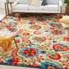 image:imageNourison Home Aloha Multicolor 3 x 5 Area Rug  Easy Clean Non Shedding Bed Room Living Room Dining Room Kitchen 3 x 5Multi Color