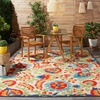 image:imageNourison Home Aloha Multicolor 3 x 5 Area Rug  Easy Clean Non Shedding Bed Room Living Room Dining Room Kitchen 3 x 5Multi Color