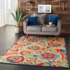 image:imageNourison Home Aloha Multicolor 3 x 5 Area Rug  Easy Clean Non Shedding Bed Room Living Room Dining Room Kitchen 3 x 5Multi Color