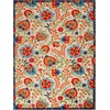 image:imageNourison Home Aloha Multicolor 3 x 5 Area Rug  Easy Clean Non Shedding Bed Room Living Room Dining Room Kitchen 3 x 5Multi Color
