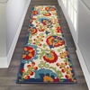 image:imageNourison Home Aloha Multicolor 3 x 5 Area Rug  Easy Clean Non Shedding Bed Room Living Room Dining Room Kitchen 3 x 5Multi Color
