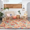 image:imageNourison Home Aloha Multicolor 3 x 5 Area Rug  Easy Clean Non Shedding Bed Room Living Room Dining Room Kitchen 3 x 5Multi Color