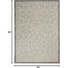 image:imageNourison Home Aloha Multicolor 3 x 5 Area Rug  Easy Clean Non Shedding Bed Room Living Room Dining Room Kitchen 3 x 5Natural