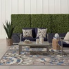 image:imageNourison Home Aloha Red Multicolor 3 x 5 Area Rug  Easy Clean Non Shedding Bed Room Living Room Dining Room Kitchen 3 x 5GreyMulti