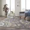 image:imageNourison Home Aloha Red Multicolor 3 x 5 Area Rug  Easy Clean Non Shedding Bed Room Living Room Dining Room Kitchen 3 x 5GreyMulti