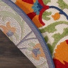 image:imageNourison Home Aloha Red Multicolor 3 x 5 Area Rug  Easy Clean Non Shedding Bed Room Living Room Dining Room Kitchen 3 x 5RedMulti