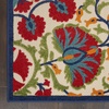 image:imageNourison Home Aloha Red Multicolor 3 x 5 Area Rug  Easy Clean Non Shedding Bed Room Living Room Dining Room Kitchen 3 x 5RedMulti
