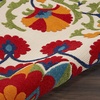 image:imageNourison Home Aloha Red Multicolor 3 x 5 Area Rug  Easy Clean Non Shedding Bed Room Living Room Dining Room Kitchen 3 x 5RedMulti