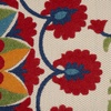 image:imageNourison Home Aloha Red Multicolor 3 x 5 Area Rug  Easy Clean Non Shedding Bed Room Living Room Dining Room Kitchen 3 x 5RedMulti