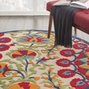 image:imageNourison Home Aloha Red Multicolor 3 x 5 Area Rug  Easy Clean Non Shedding Bed Room Living Room Dining Room Kitchen 3 x 5RedMulti