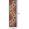 image:imageNourison Home Aloha Red Multicolor 3 x 5 Area Rug  Easy Clean Non Shedding Bed Room Living Room Dining Room Kitchen 3 x 5RedMulti