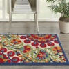 image:imageNourison Home Aloha Red Multicolor 3 x 5 Area Rug  Easy Clean Non Shedding Bed Room Living Room Dining Room Kitchen 3 x 5RedMulti