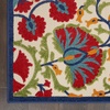 image:imageNourison Home Aloha Red Multicolor 3 x 5 Area Rug  Easy Clean Non Shedding Bed Room Living Room Dining Room Kitchen 3 x 5RedMulti