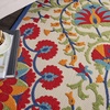 image:imageNourison Home Aloha Red Multicolor 3 x 5 Area Rug  Easy Clean Non Shedding Bed Room Living Room Dining Room Kitchen 3 x 5RedMulti
